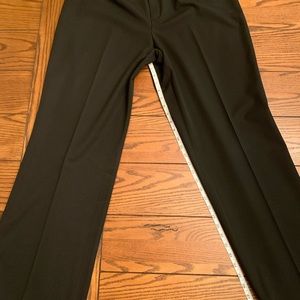 wide leg cuffed dress pants